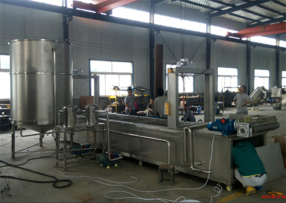 peanut frying line 1t/h, peanut frying machine, peanut oil roaster